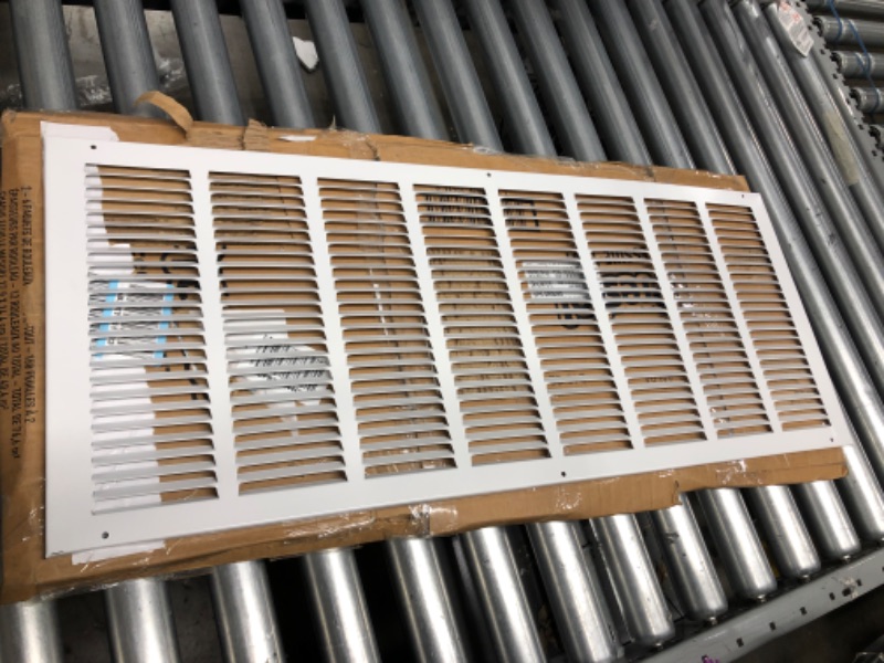 Photo 2 of 30"W x 12"H [Duct Opening Measurements] Steel Return Air Grille 