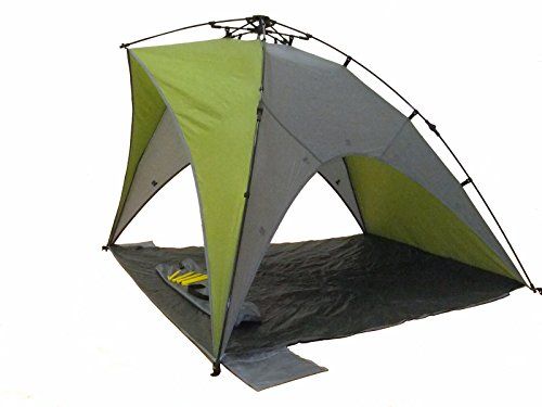 Photo 1 of Genji Sports Star Canopy Instant Beach Sun Shelter, Green/Beige, One Size
