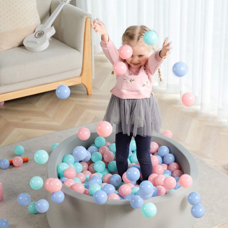 Photo 3 of  Macaron Ball Pit Balls Plastic Balls for Ball Pit Pool Playpen Babies Kids Children Birthday Parties