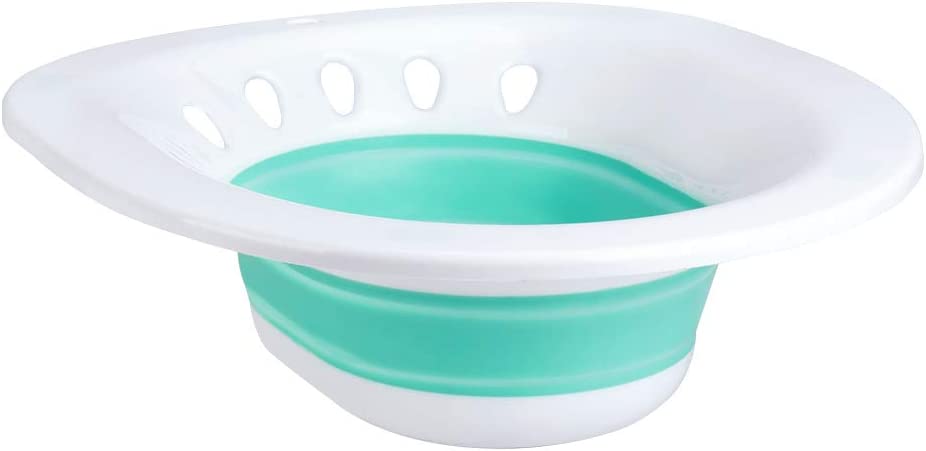 Photo 1 of Zafina Sitz Bath for Toilet Seat, Foldable Postpartum Care Basin, Sitz Bath Tub for Soothes and Cleanse Vagina & Anal, Hemorrhoids and Perineum Treatment, Ideal for Post-Episiotomy Patients…