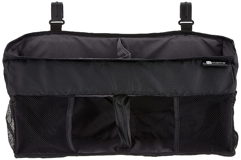 Photo 1 of 4moms Breeze Playard Diaper Caddy, Storage Basket for Diapers, Baby Wipes, and Organization, to Keep Essentials Within Reach, Black