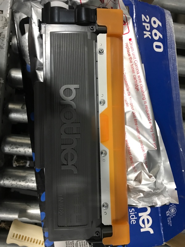 Photo 1 of Brother TN660 High Yield Black Toner Cartridge (2-Pack)