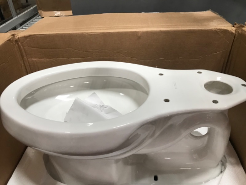 Photo 3 of ***ONLY THE BOTTOM*** American Standard H2Optimum Round Two Piece Toilet 288DA.114.020, White