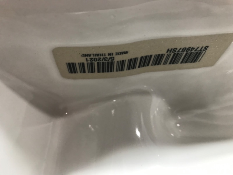 Photo 2 of ***ONLY THE BOTTOM*** American Standard H2Optimum Round Two Piece Toilet 288DA.114.020, White
