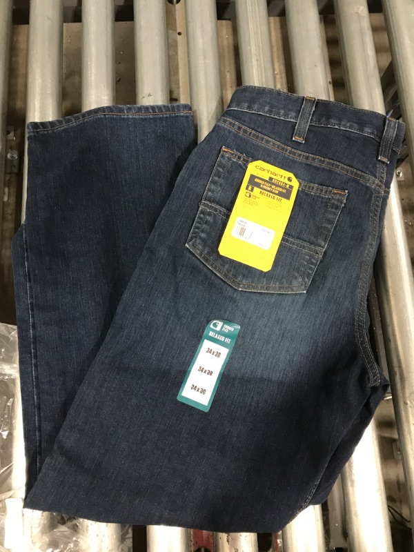 Photo 2 of Carhartt Men's Rugged Flex Relaxed Fit Double-Front Utility Jean 34x30