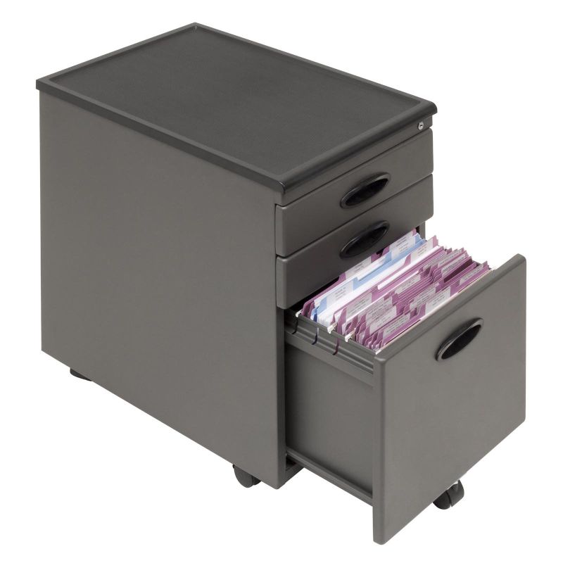 Photo 1 of Studio Designs 51101 File Cabinet Pewter - Black (1955118)
