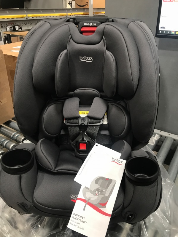 Photo 1 of Britax One4Life ClickTight All-in-One Car Seat – 10 Years of Use – Infant, Convertible, Booster – 5 to 120 pounds - SafeWash Fabric, Drift

