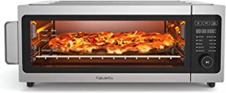 Photo 1 of **Parts Only** Non Functional**Air Fryer Toaster Oven Combo, Fabuletta 10-in-1 Countertop Convection Oven, Oil-Less Air Fryer Oven Fit 13" Pizza, 9 Slices Toast, 5 Accessories, 1800W, Dehydrate, Reheat, Bake, Stainless Steel
