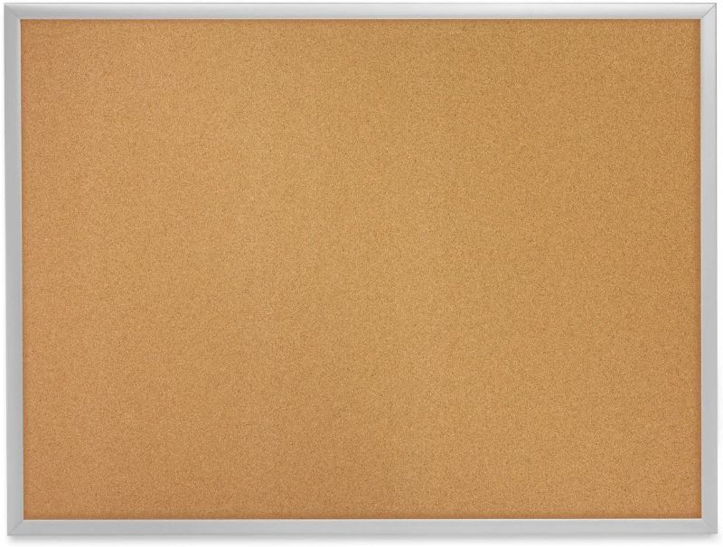 Photo 1 of Acco - Quartet Cork Bulletin Board Board,Bulletin,23X35 solid oak 
