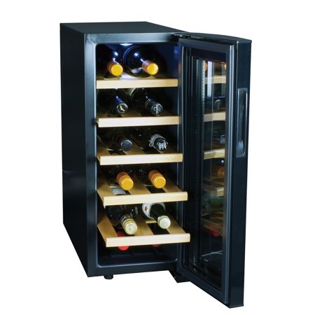 Photo 1 of *CONTROLS DONT * Koolatron 12-Bottle Deluxe Wine Cooler - Black
