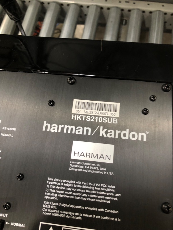 Photo 4 of Harman Kardon HKTS 210SUB / 230 Subwoofer Black
