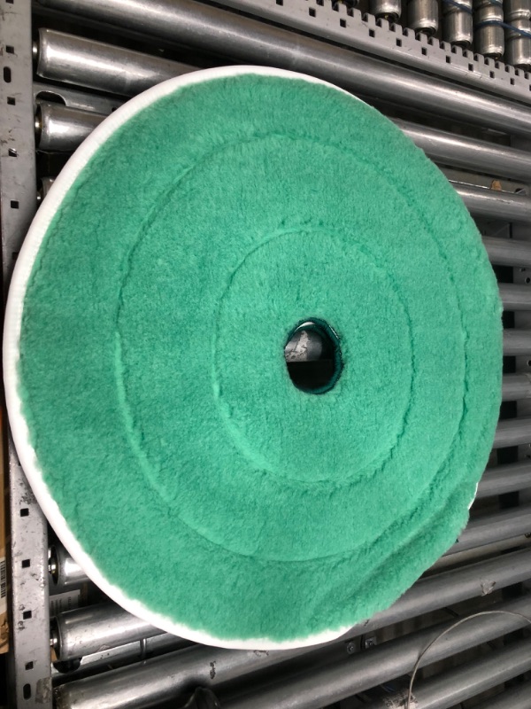 Photo 4 of **USED**Glit 23651 Polyester Blend Contour Dry Polish Pad, Synthetic Blend Resin, 27" Diameter, 1000 to 3000 RPM (Case of 2)
