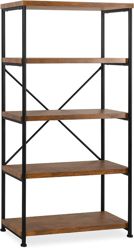 Photo 1 of  5-Tier Industrial Bookshelf