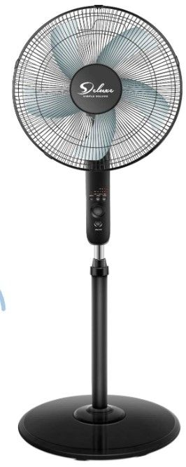 Photo 1 of **OPENED**
Simple Deluxe Oscillating 16? 3 Adjustable Speed Pedestal Stand Fan for Indoor 