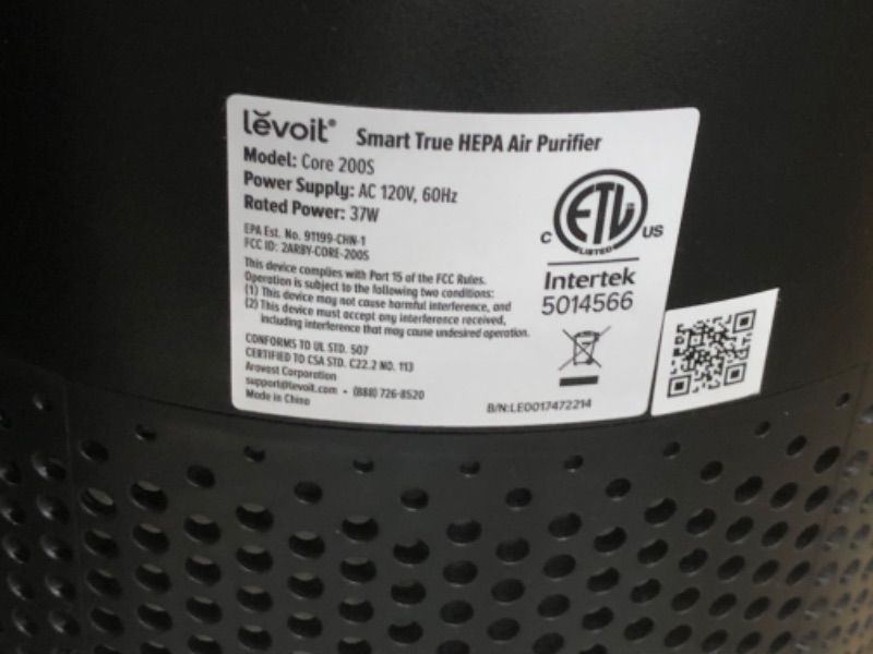 Photo 7 of **used*
LEVOIT Air Purifiers for Home Large Room