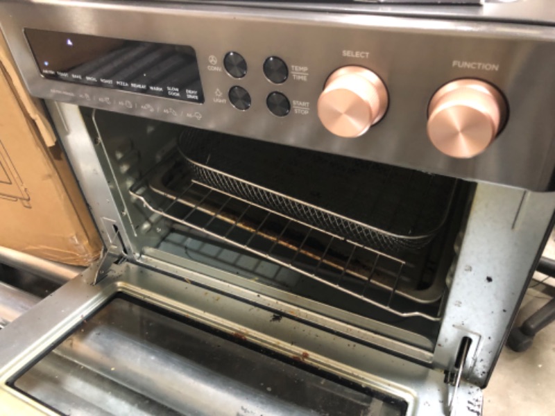 Photo 7 of **USED-NEEDS CLEANING**
VAL CUCINE 26.3 QT/25 L Extra-Large Smart Air Fryer Toaster Oven, 10-in-1 Convection Countertop Oven Combination, Black Matte Stainless Steel
