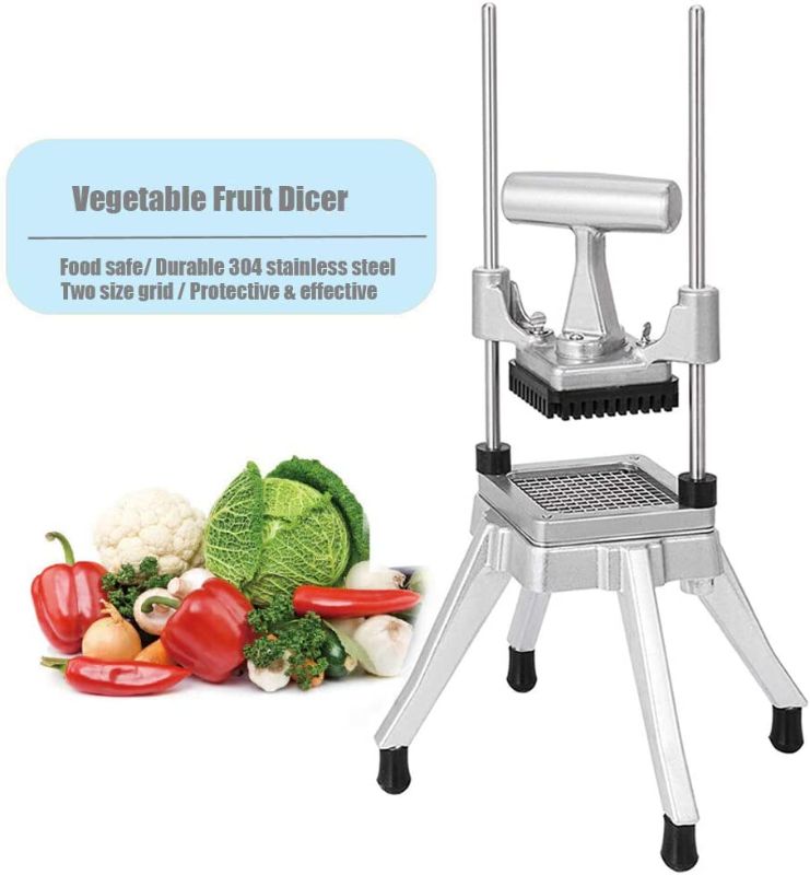 Photo 1 of 3/8" Blade Commercial Vegetable Fruit Dicer Onion Potato Tomato Slicer Chopper Peppers,Potatoes,Mushrooms Restaurant Quick Slicer Machine
