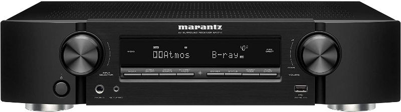 Photo 1 of parts only. does not stay on
Marantz NR1711 8K Slim 7.2 Channel Ultra HD AV Receiver (2020 Model) – Wi-Fi, Bluetooth, HEOS Built-in, Alexa & Smart Home Automation - 8K HDMI Videos & Multi-Room Streaming , Black
