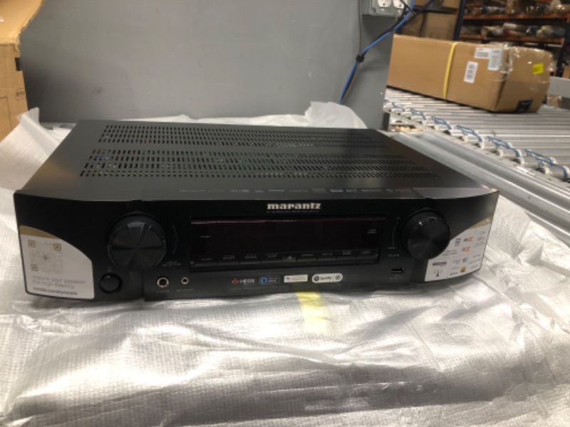 Photo 3 of parts only. does not stay on***Marantz NR1711 8K Slim 7.2 Channel Ultra HD AV Receiver (2020 Model) – Wi-Fi, Bluetooth, HEOS Built-in, Alexa & Smart Home Automation - 8K HDMI Videos & Multi-Room Streaming , Black
