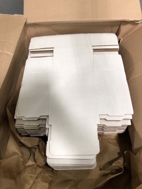 Photo 2 of Box Partners Corrugated Mailers 9" x 5" x 3" White 50/Bundle M953