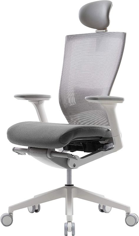 Photo 1 of SIDIZ T50 Home Office Desk Chair : Ergonomic Office Chair, Adjustable Headrest, 2-Way Lumbar Support, 3-Way Armrests, Forward Tilt Adjustment, Adjustable Seat Depth, Ventilated Mesh Back
