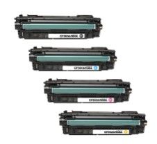 Photo 1 of Compatible HP 508A Toner Cartridges - 4-Pack Color Set (CF360A, CF361A, CF362A, CF363A)
