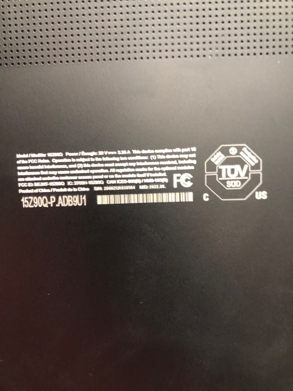 Photo 1 of LG Gram (2022) 15Z90Q Ultra Lightweight Laptop, 15" (1920x1200) IPS Touch Display, Intel 12th Gen i7 1260P Processor, 16GB LPDDR5, 512GB NVMe SSD, FHD Webcam, WiFi 6E, Thunderbolt 4, Windows 11, Gray