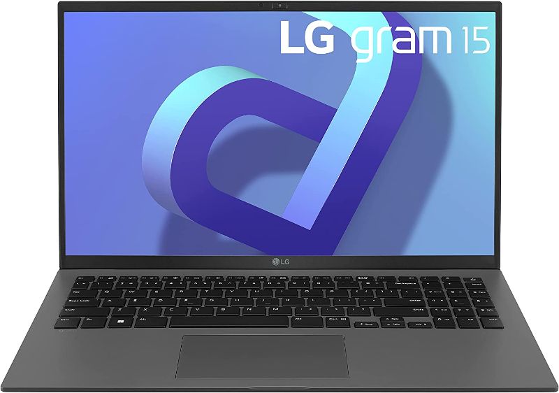 Photo 1 of LG Gram (2022) 15Z90Q Ultra Lightweight Laptop, 15" (1920x1200) IPS Touch Display, Intel 12th Gen i7 1260P Processor, 16GB LPDDR5, 512GB NVMe SSD, FHD Webcam, WiFi 6E, Thunderbolt 4, Windows 11, Gray