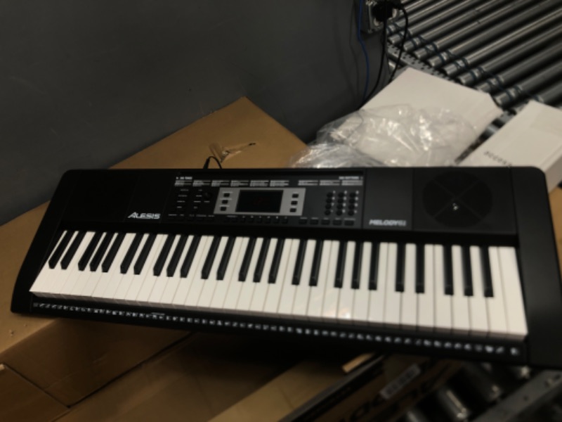 Photo 2 of ***SPEAKERS NOT FUNCTIONAL*** Alesis Melody 61 MKII 61-Key Portable Keyboard with Built-in Speakers.