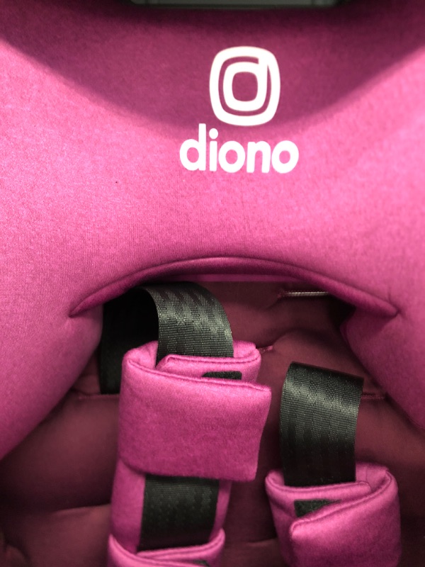 Photo 2 of Diono Radian 3RXT, 4-in-1 Convertible Car Seat, Extended Rear and Forward Facing, Steel Core, 10 Years 1 Car Seat, Ultimate Safety and Protection, Slim Fit 3 Across, Purple Plum
