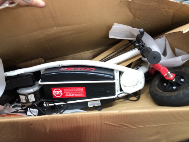 Photo 2 of ***PARTS ONLY*** Razor E200 Electric Scooter - White - FFP