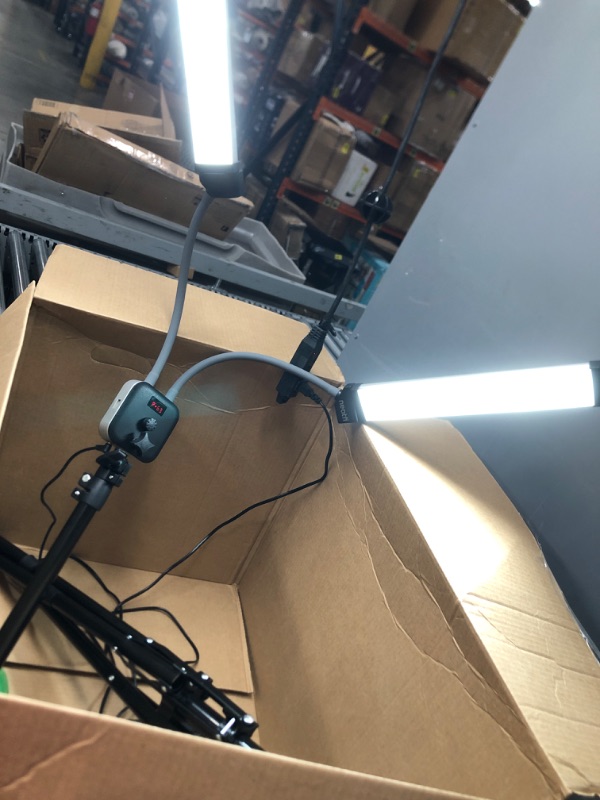 Photo 2 of (New Model) Neatfi Supreme LED Light Kit for Estheticians, Make Up & Tattoo Artists, Filming & Photography, 3600 Lumens Bright, 3 Light Color Modes, with Adjustable Tripod & Flexible Phone Holder
