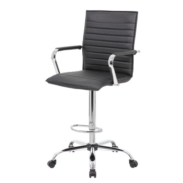 Photo 1 of Boss Vinyl Ribbed Drafting Stool
