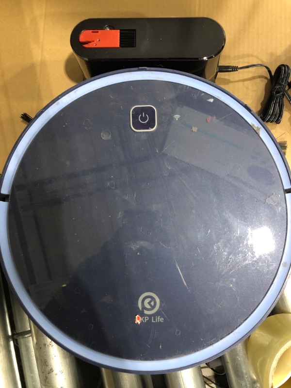 Photo 2 of OKP K7 Robot Vacuum Cleaner, Strong Suction, 120Mins Runtime Robotic Vacuums, 4 Cleaning Modes, Works with Alexa/APP/WiFi, Automatic Vacuum Cleaner Robot for Hard Wood Floors and Low Pile Carpets
