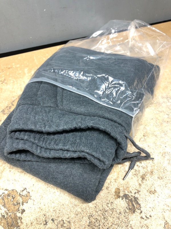 Photo 1 of TAMEYA Women's Warm Sherpa Lined Sweatpants Comfy Joggers Fleece Pants Dark Grey Small