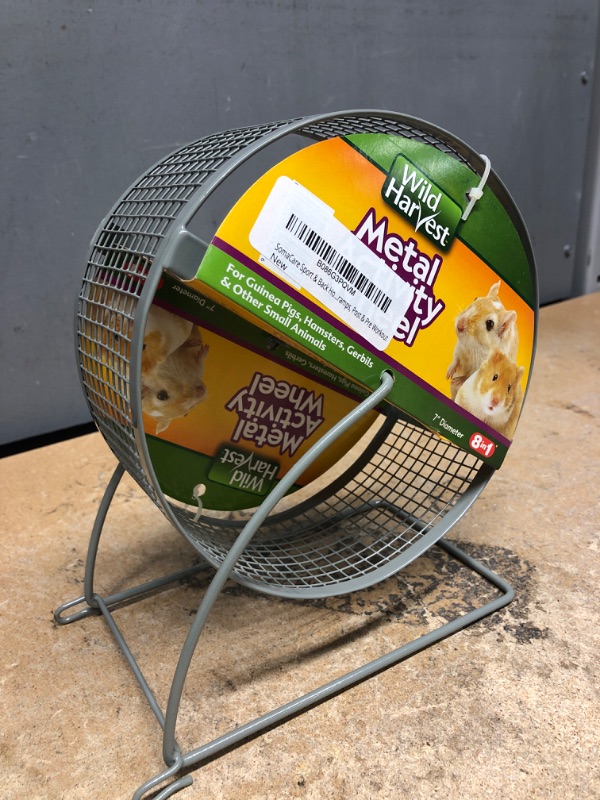 Photo 1 of Wild Harvest 7 inch Metal Pet Activity Wheel For guinea pigs, hamsters, gerbils and other small animals