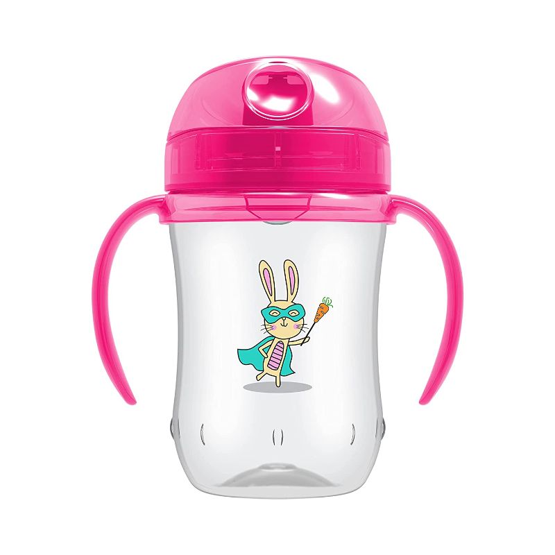 Photo 1 of Dr. Brown's Transition Sippy Cup with Soft Spout - Pink - 6oz - 6m+
