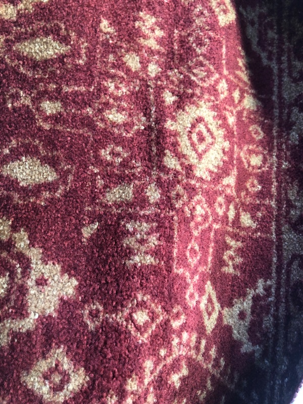 Photo 1 of 3X5 FT ANTIQUE RED COTTON RUG 