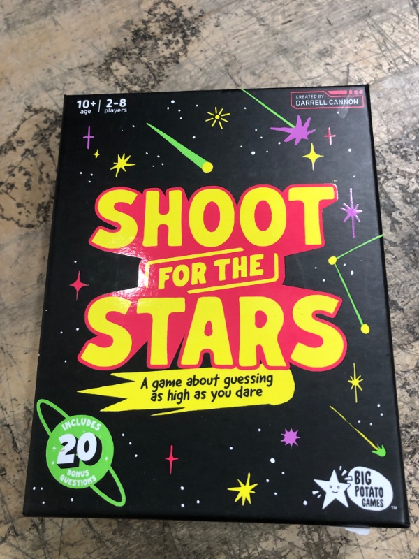 Photo 2 of Big Potato Shoot for The Stars — The Rocket-Powered Trivia Game for Adults and Family — Board Games for Teens, Kids and Aliens Alike