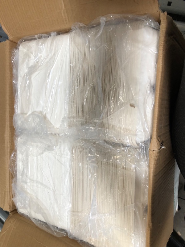 Photo 1 of [500 Pack] 5 Compartment Trays, 100% Compostable Paper Plate tray, School Bagasse Lunch trays, Buffet, and Party, Disposable trays with 5 compartment, Biodegradable