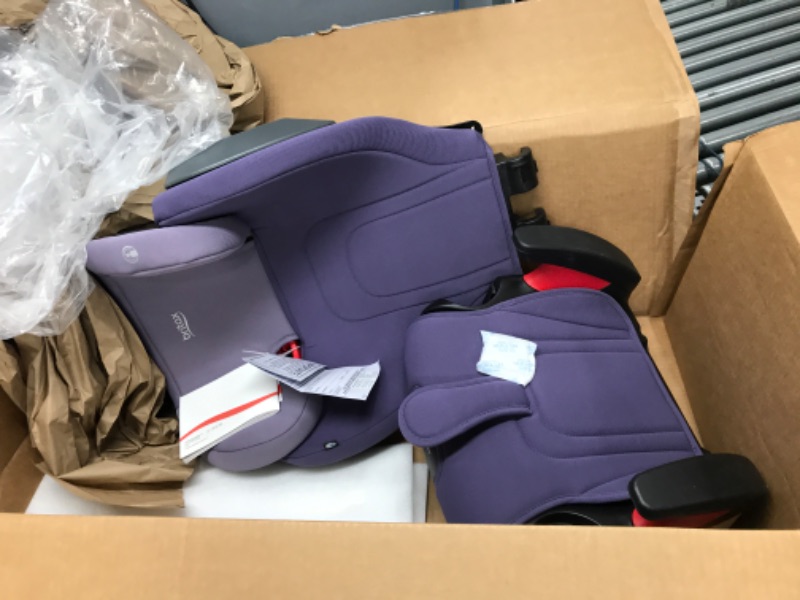 Photo 2 of Britax Highpoint Backless Belt-Positioning Booster Seat, SafeWash Purple Ombre
