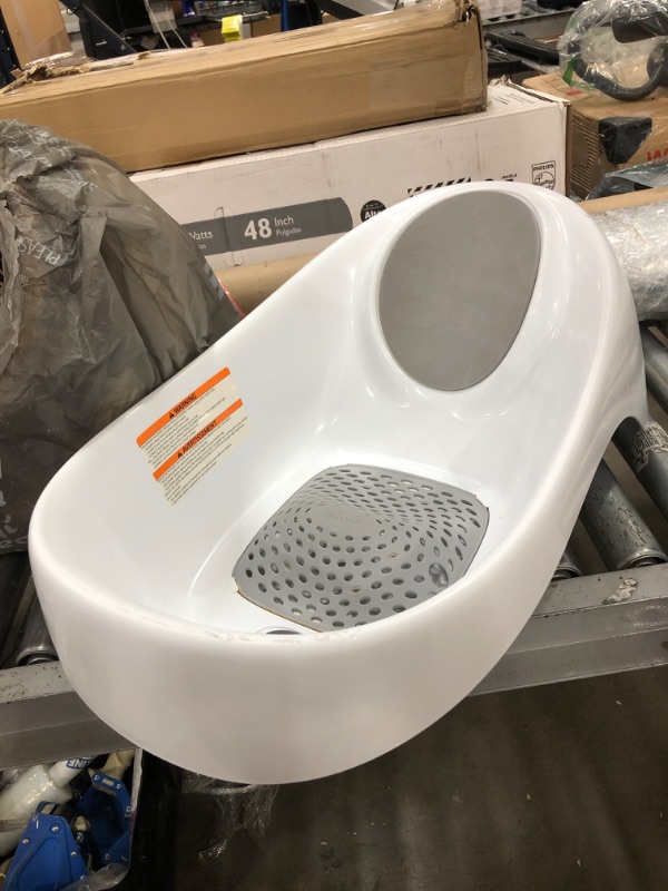 Photo 2 of Boon Soak 3-Stage Bathtub Gray White