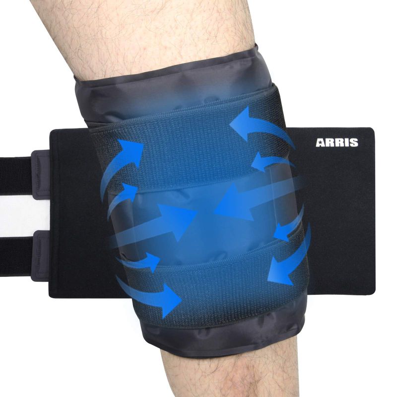 Photo 1 of (MISSING ONE WRAP/PACK) ARRIS Large Knee Ice Pack Wrap
