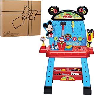 Photo 1 of (CRACKED/DAMAGED COMPONENTS) Just Play Mickey Workbench Amazon Exclusive