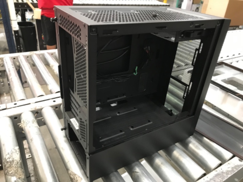 Photo 5 of Cooler Master MasterBox NR400 Micro-ATX Tower with Front Mesh Ventilation, Minimal Design, Tempered Glass Side Panel and Single Headset Jack
