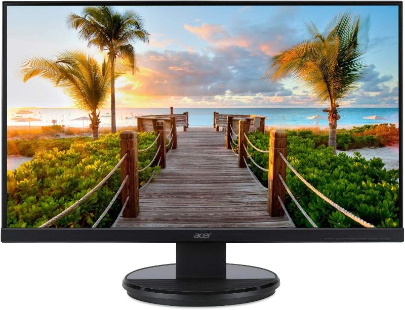 Photo 1 of Acer KB272HL bix 27" Full HD (1920 x 1080) Acer Vision Care VA Monitor with Flicker-less, Blue Light Filter and AMD FREESYNC Technology (HDMI & VGA Port),Black
