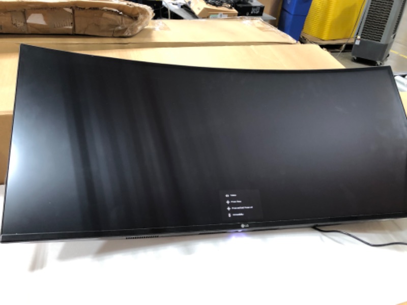 Photo 2 of LG 34WP88C-B 34-inch Curved 21:9 UltraWide QHD (3440x1440) IPS Display with Ergo Stand (Extend/Retract/Swivel/Height/Tilt), USB Type C (90W Power delivery), DCI-P3 95% Color Gamut with HDR 10
