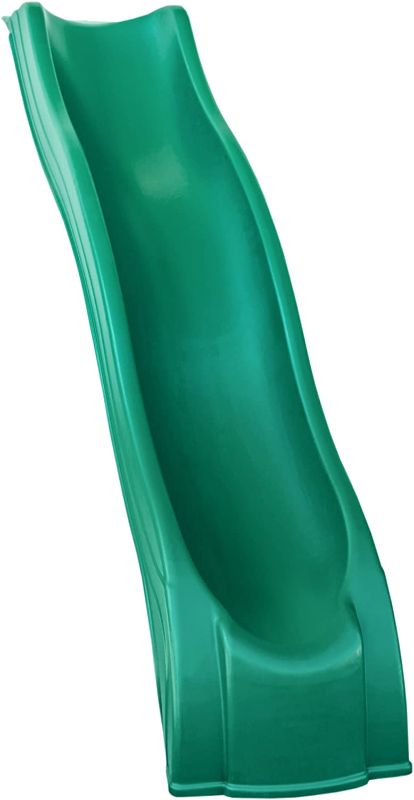 Photo 1 of  Wave Slide for 7' Swing Set Decks, Green**just slide no hardware**
