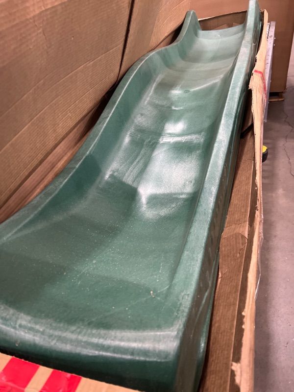 Photo 2 of  Wave Slide for 7' Swing Set Decks, Green**just slide no hardware**
