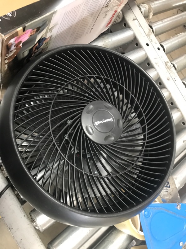 Photo 2 of 12 in. 3 Speed Whole Room Circulator Floor Fan